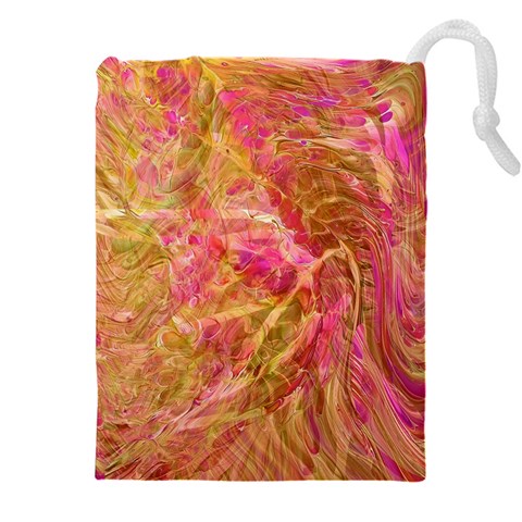 Acid green blend Drawstring Pouch (5XL) from UrbanLoad.com Front