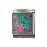 Green Pour Italian Charm (13mm)