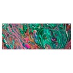 Green Pour Banner and Sign 8  x 3 