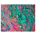 Green Pour 60  x 50  Premium Plush Fleece Blanket (Medium)