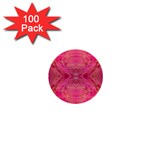 Pink Pour  1  Mini Buttons (100 pack) 