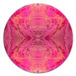 Pink Pour  Magnet 5  (Round)