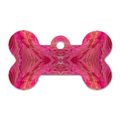Pink Pour  Dog Tag Bone (Two Sides) from UrbanLoad.com Back