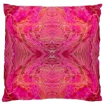 Pink Pour  Large Premium Plush Fleece Cushion Case (One Side)