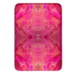 Pink Pour  Rectangular Glass Fridge Magnet (4 pack)