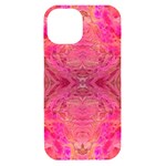 Pink Pour  iPhone 15 Black UV Print PC Hardshell Case