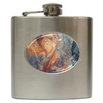 Blue flow Hip Flask (6 oz)