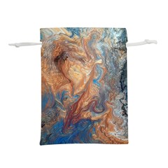 Blue flow Lightweight Drawstring Pouch (S) from UrbanLoad.com Back
