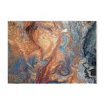 Blue flow Crystal Sticker (A4)