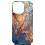 Blue flow iPhone 14 Pro Max Black UV Print PC Hardshell Case
