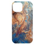 Blue flow iPhone 15 Black UV Print PC Hardshell Case