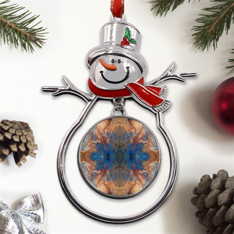 Pour Repeats Metal Snowman Ornament from UrbanLoad.com Front
