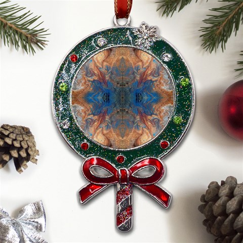 Pour Repeats Metal X Mas Lollipop with Crystal Ornament from UrbanLoad.com Front
