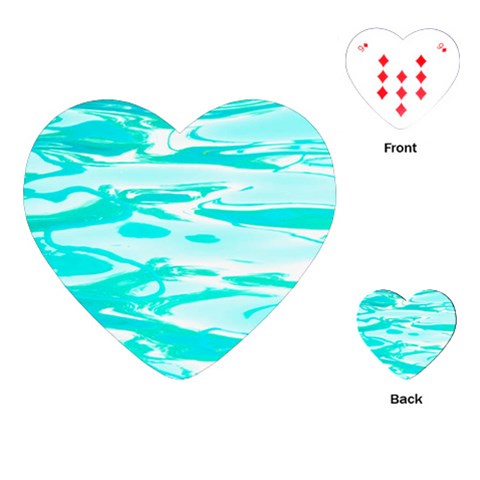 Water Playing Cards (Heart) from UrbanLoad.com Front