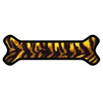 Tiger Pattern Magnet (Dog Bone)