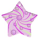 Swirls And Bubbles Ornament (Star)