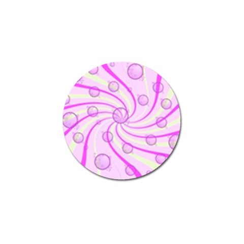 Swirls And Bubbles Golf Ball Marker (4 pack) from UrbanLoad.com Front