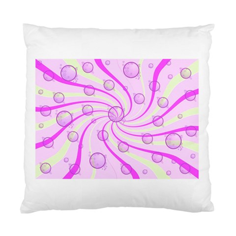 Swirls And Bubbles Cushion Case (One Side) from UrbanLoad.com Front