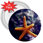 Star 3  Button (10 pack)