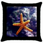 Star Throw Pillow Case (Black)