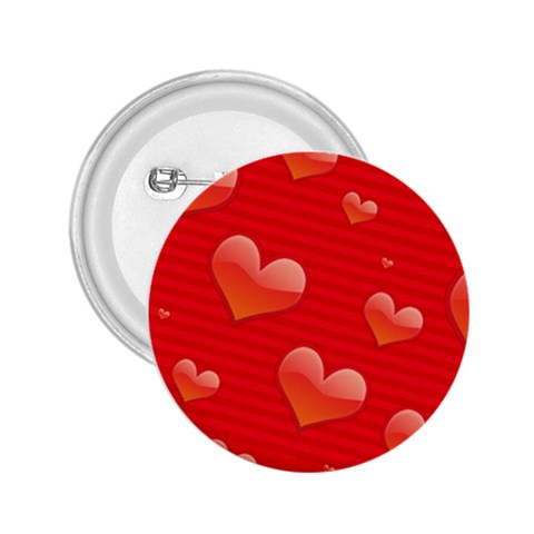 Red hearts 2.25  Button from UrbanLoad.com Front
