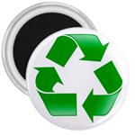 Recycle sign 3  Magnet