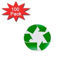 Recycle sign 1  Mini Button (100 pack) 