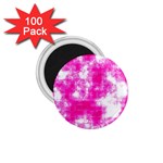 Pink Grunge 1.75  Magnet (100 pack) 