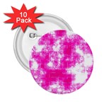 Pink Grunge 2.25  Button (10 pack)