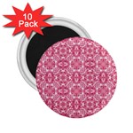 Pink and white background 2.25  Magnet (10 pack)