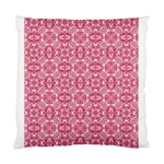 Pink and white background Cushion Case (One Side)