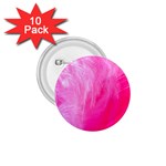 Pink Feather 1.75  Button (10 pack) 