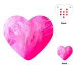 Pink Feather Playing Cards (Heart)