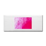 Pink Feather Hand Towel