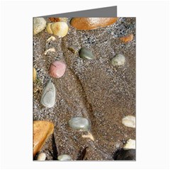 Pebbles on the beach Greeting Cards (Pkg of 8) from UrbanLoad.com Left