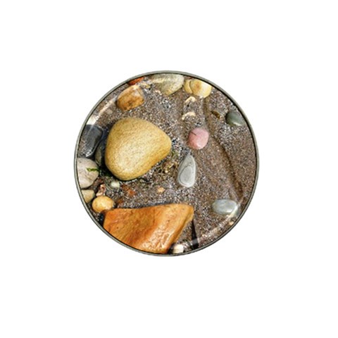 Pebbles on the beach Hat Clip Ball Marker (4 pack) from UrbanLoad.com Front