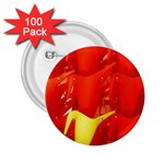 One Yellow One 2.25  Button (100 pack)