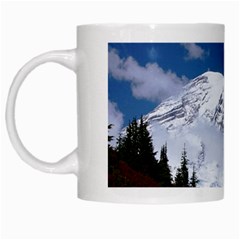 Mount Rainier White Mug from UrbanLoad.com Left