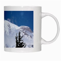 Mount Rainier White Mug from UrbanLoad.com Right