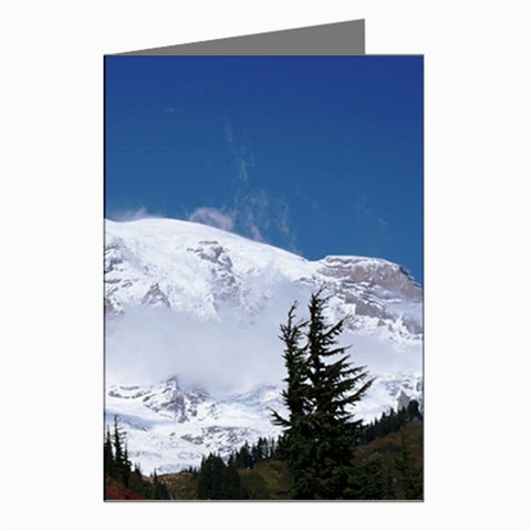 Mount Rainier Greeting Cards (Pkg of 8) from UrbanLoad.com Left