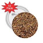 Linen Seeds 2.25  Button (10 pack)