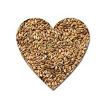 Linen Seeds Magnet (Heart)