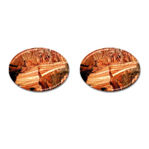 Kents Cavern Cufflinks (Oval) from UrbanLoad.com Front(Pair)