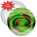 Hypnotic Fractal 3  Button (10 pack)