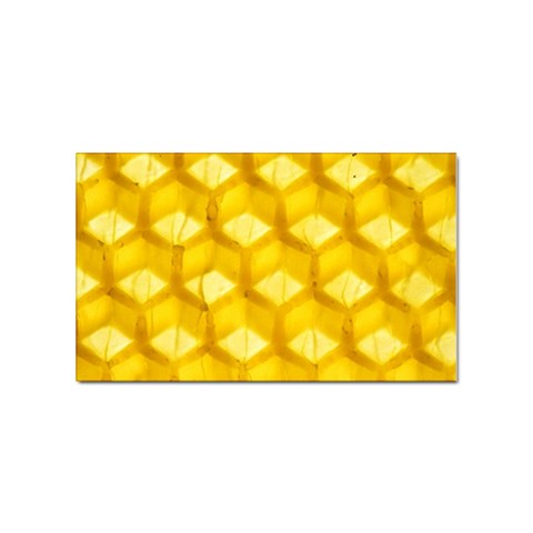 Honeycomb macro Sticker (Rectangular) from UrbanLoad.com Front