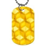 Honeycomb macro Dog Tag (One Side)