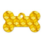 Honeycomb macro Dog Tag Bone (One Side)