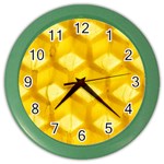 Honeycomb macro Color Wall Clock