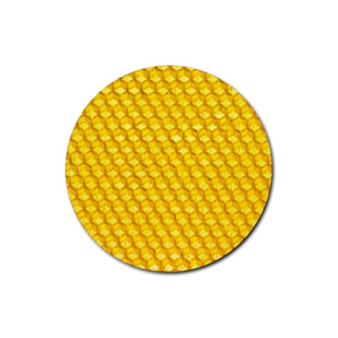 Honeycomb Rubber Round Coaster (4 pack) from UrbanLoad.com Front