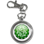 Green recycle symbol Key Chain Watch